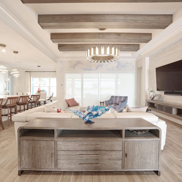 image of kitchen - custom home design remodeling sarasota concept incorporating wooden beams